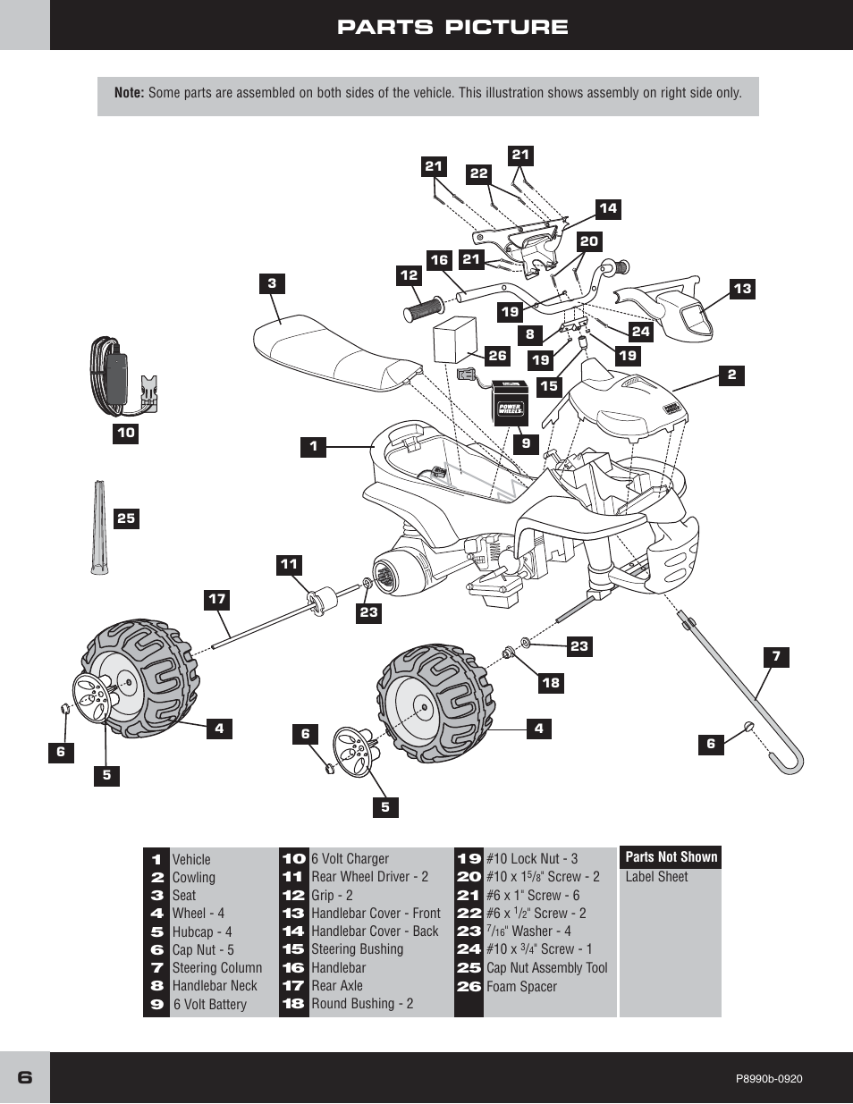 Fisher-Price P8990 User Manual | Page 6 / 24