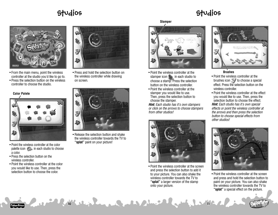 Studios | Fisher-Price P6843 User Manual | Page 6 / 10