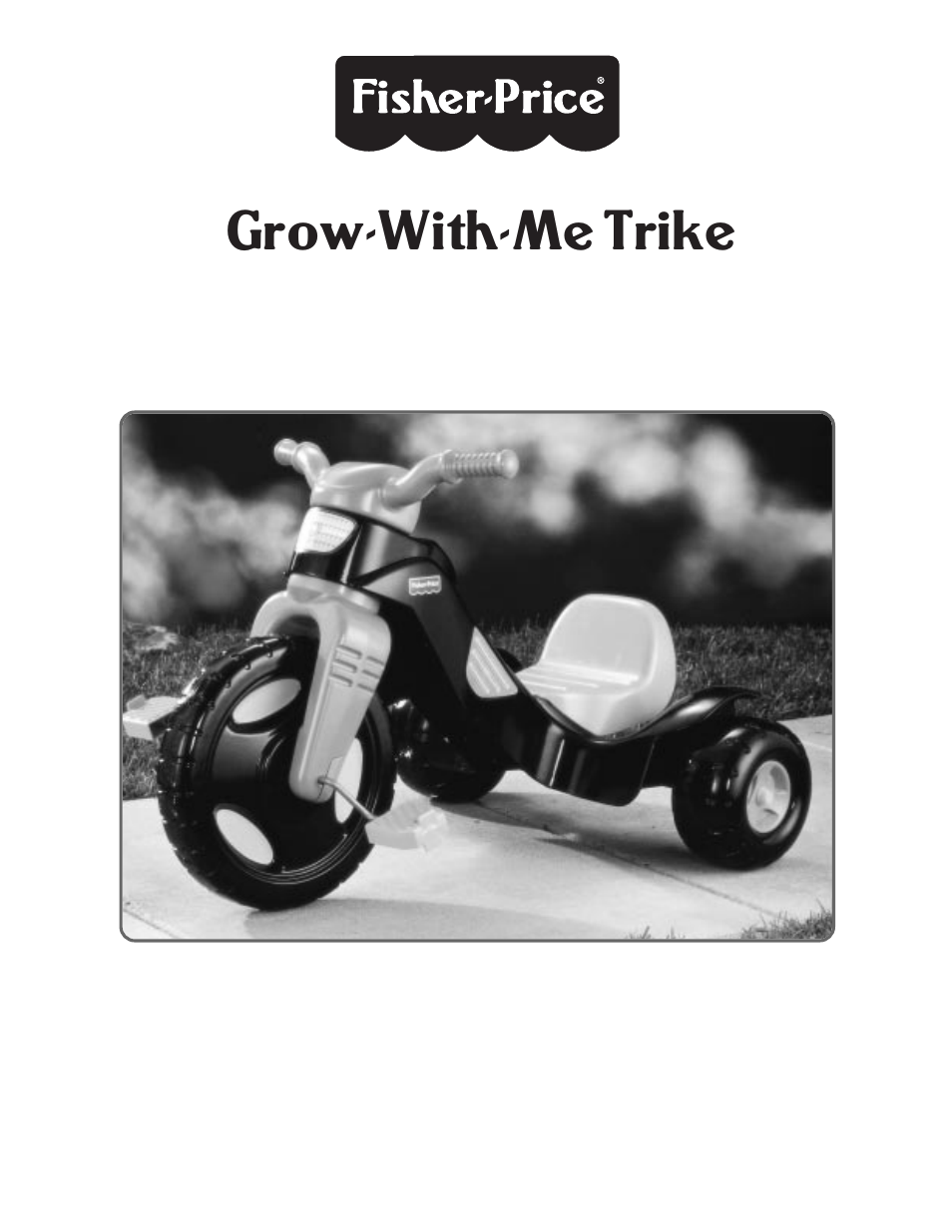 Fisher-Price GROW-WITH-ME TRIKE 72667 User Manual | 8 pages