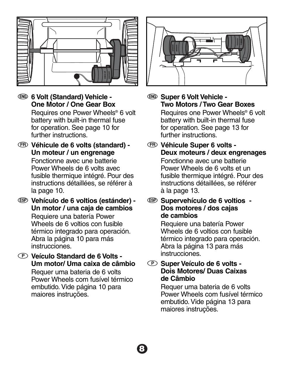 Fisher-Price Automobile Parts User Manual | Page 8 / 48