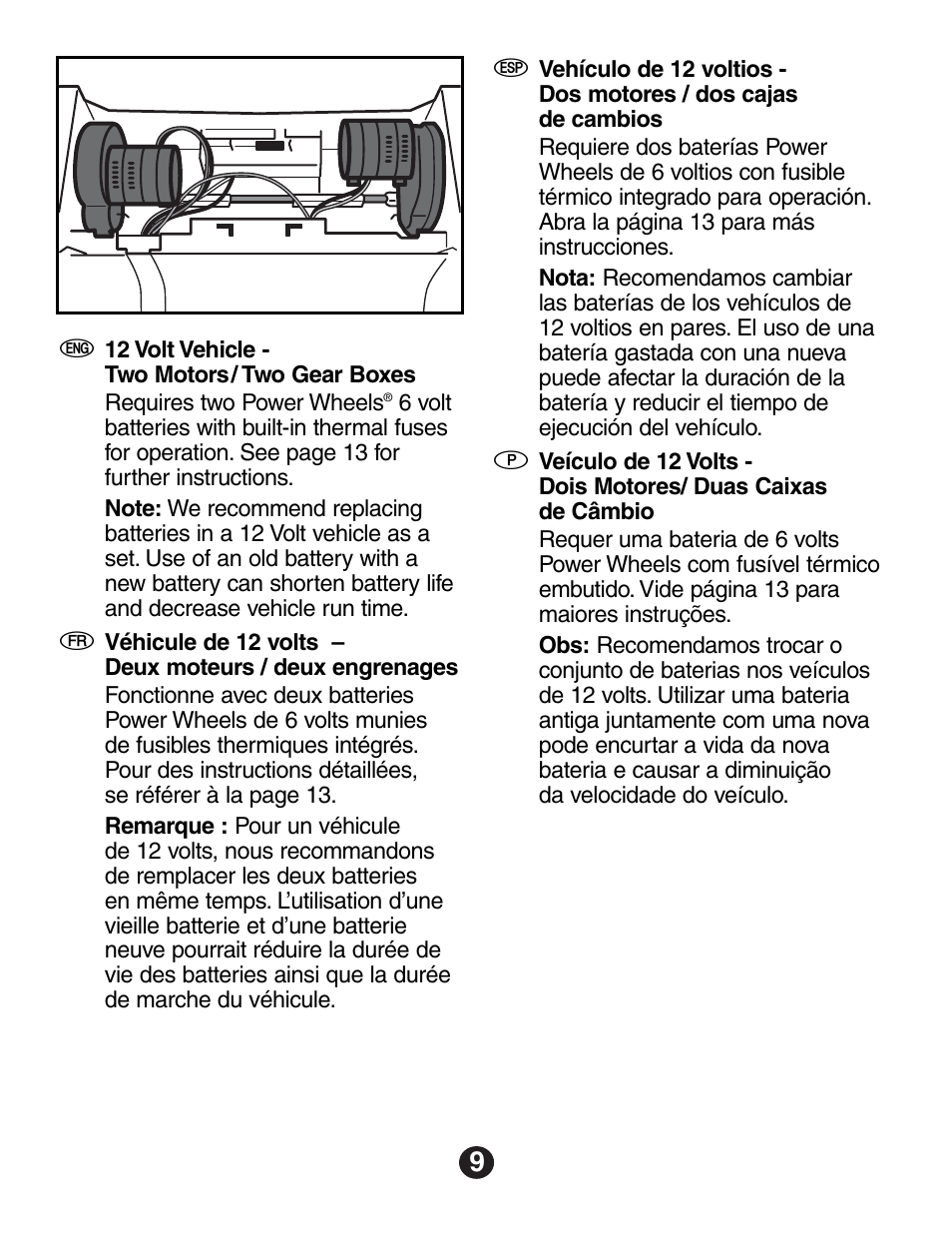 Fisher-Price Automobile Parts User Manual | Page 9 / 48