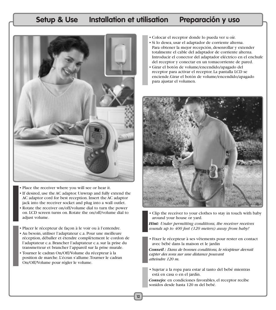 Fisher-Price J2457 User Manual | Page 12 / 20