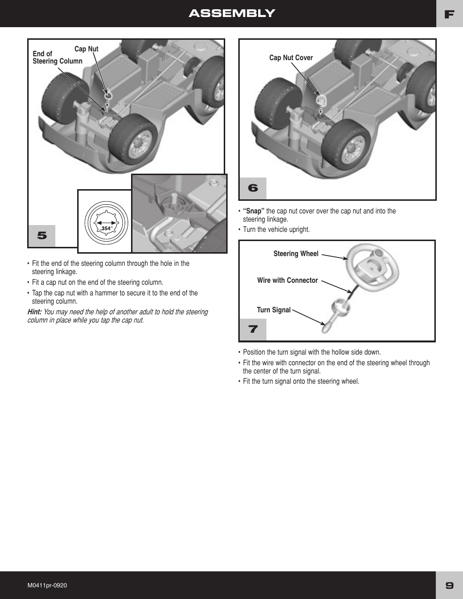 7assembly | Fisher-Price M0411 User Manual | Page 9 / 20