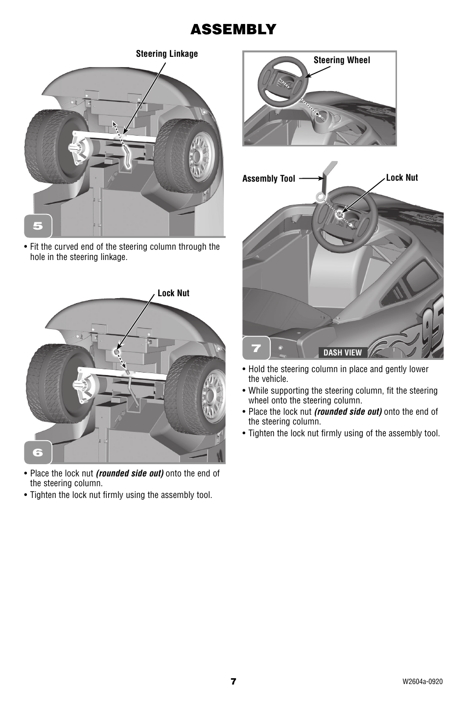 Assembly | Fisher-Price Disney PIXAR Cars 2 Lighting McQueen W2604 User Manual | Page 7 / 20