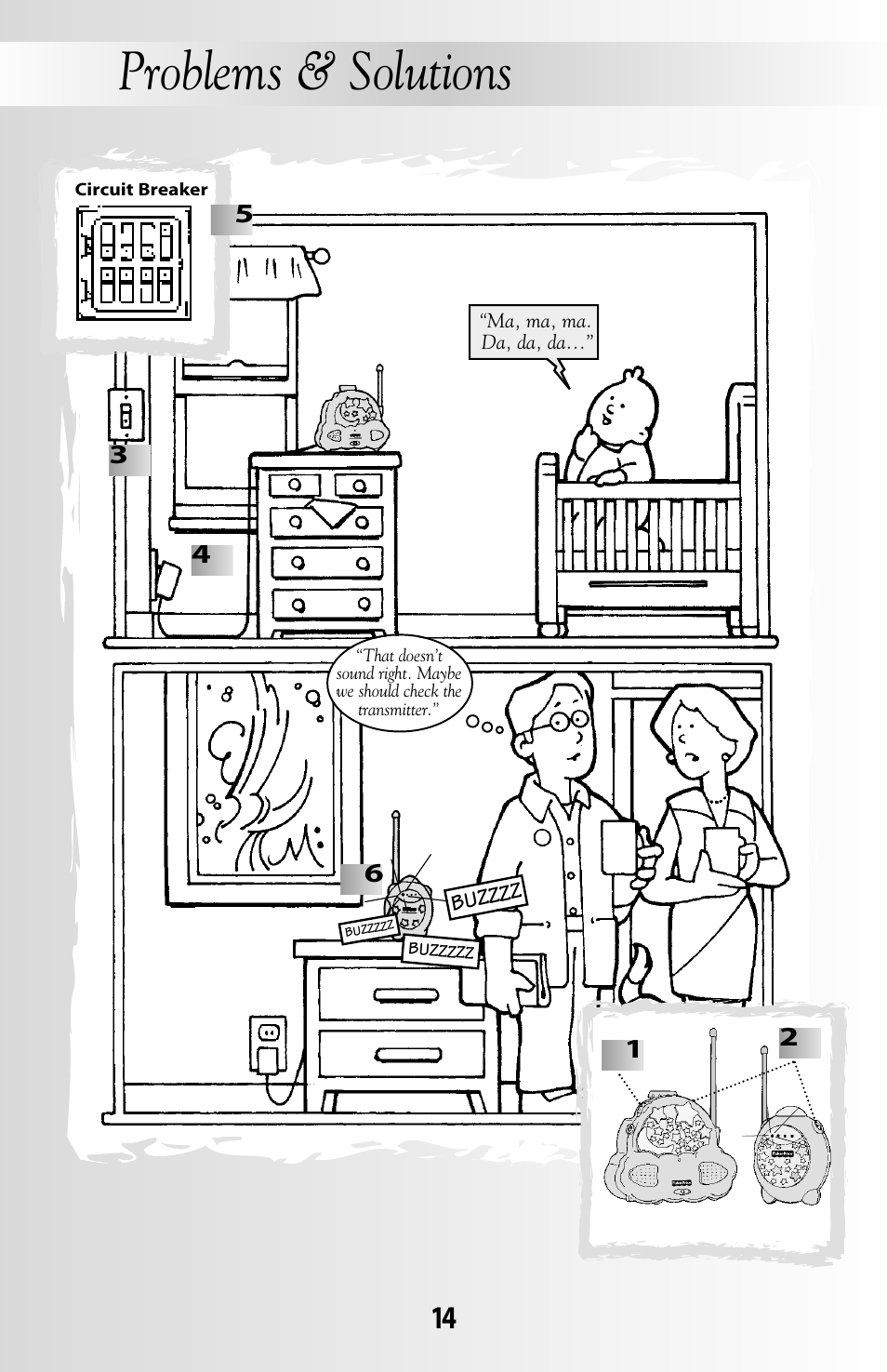 Problems & solutions | Fisher-Price SOOTHING DREAMS 71597 User Manual | Page 14 / 20