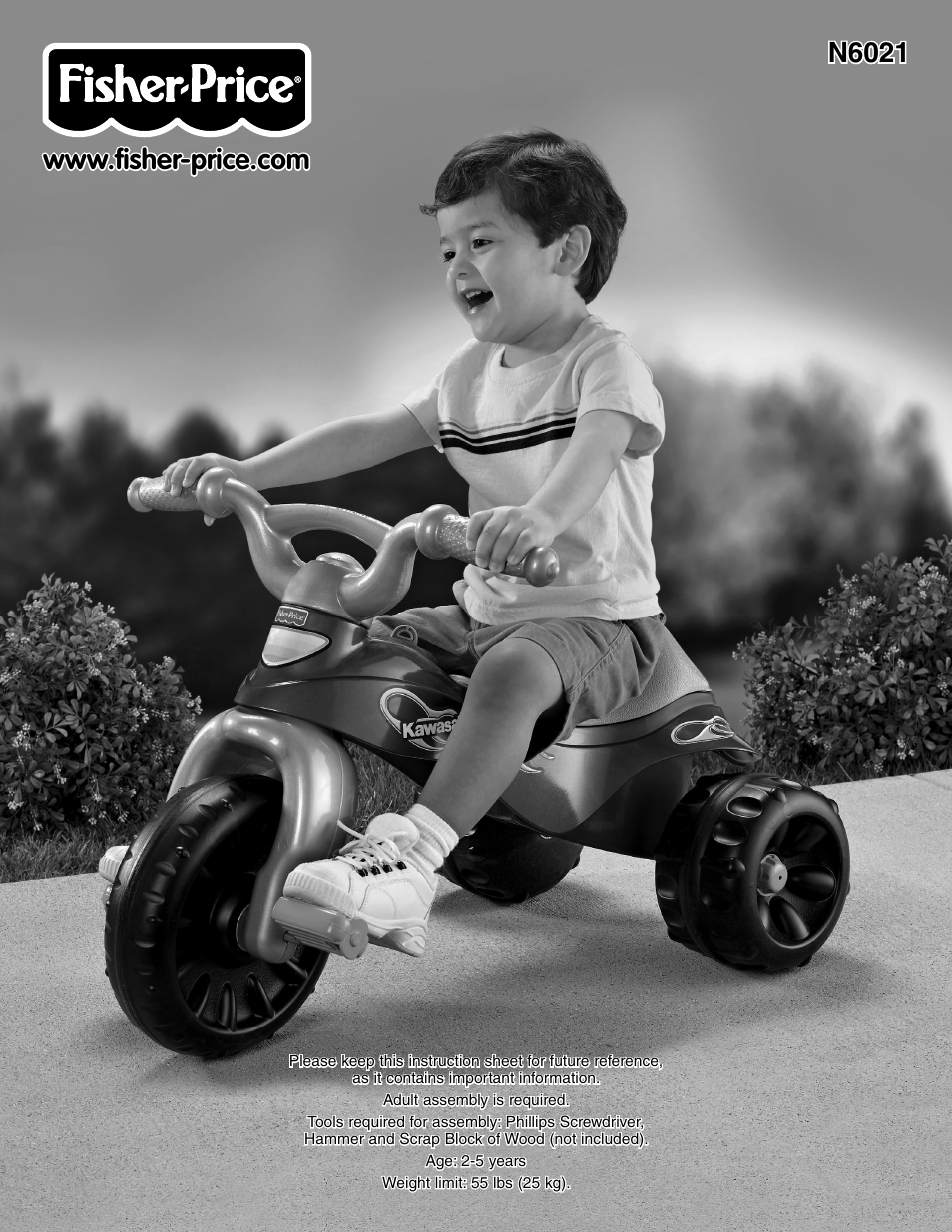 Fisher-Price KAWASAKI N6021 User Manual | 6 pages