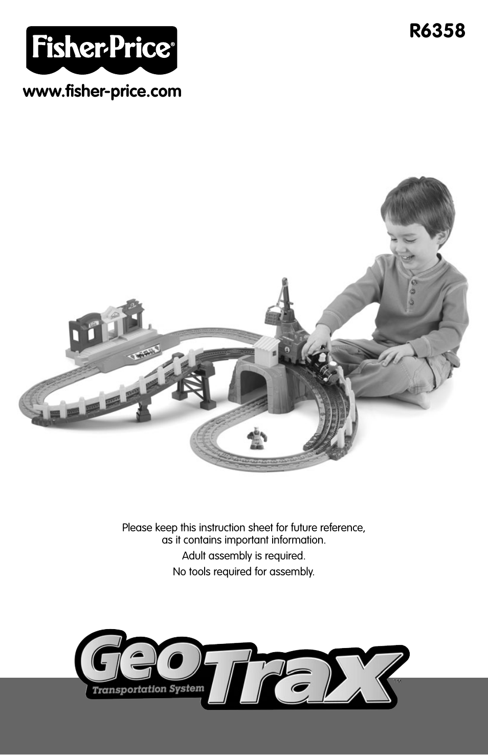 Fisher-Price GEOTRAX R6358 User Manual | 8 pages