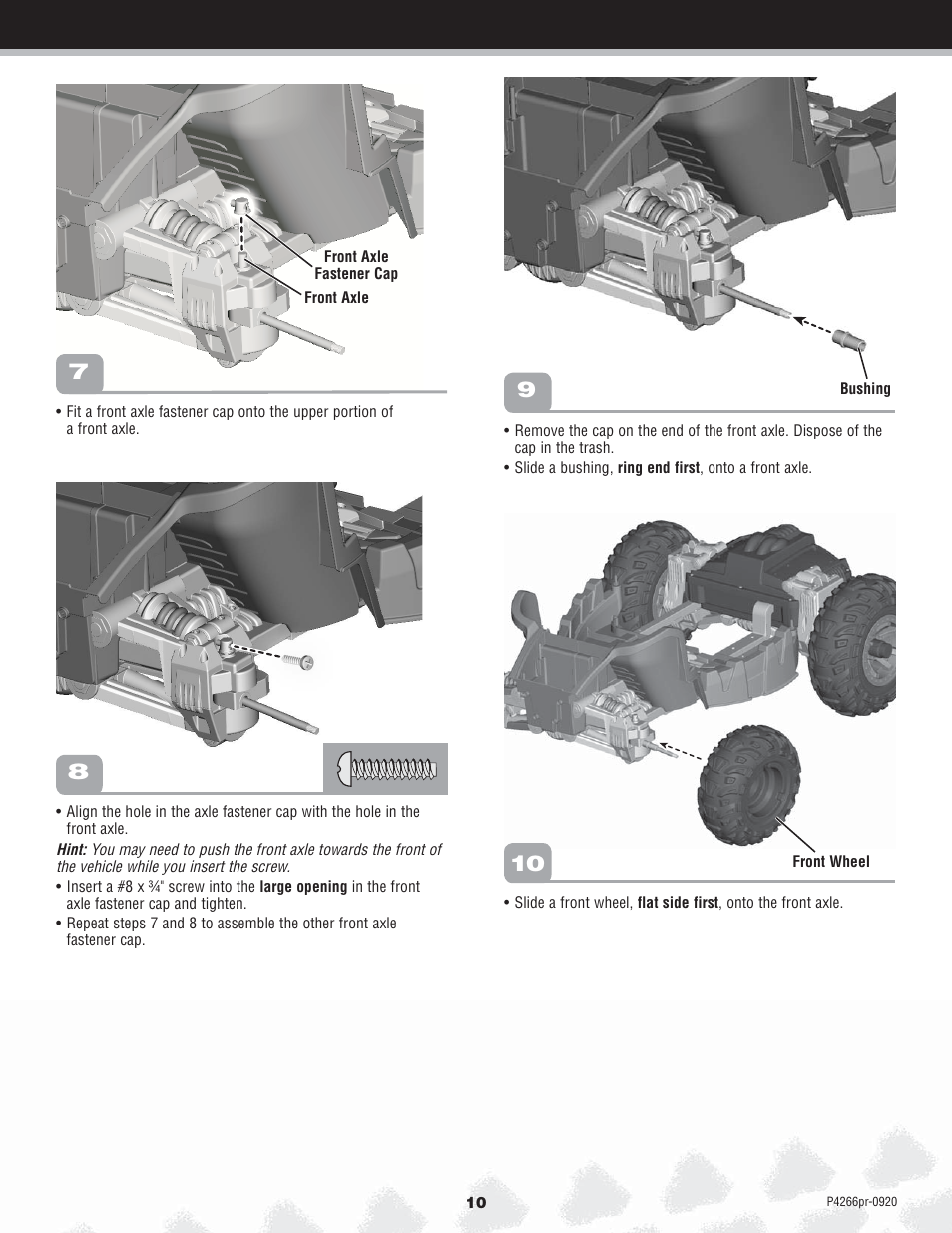 Fisher-Price P4266 User Manual | Page 10 / 28