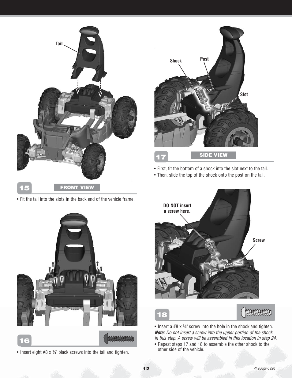 Fisher-Price P4266 User Manual | Page 12 / 28