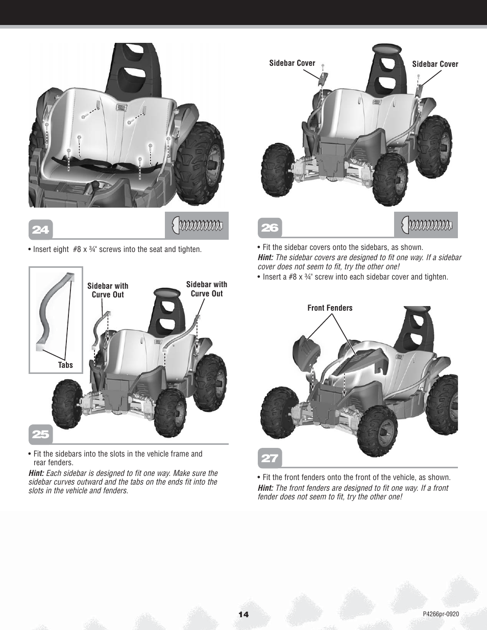 Fisher-Price P4266 User Manual | Page 14 / 28