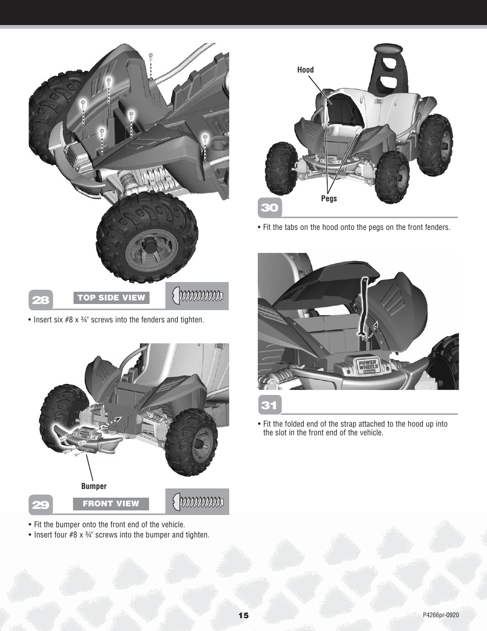 Fisher-Price P4266 User Manual | Page 15 / 28