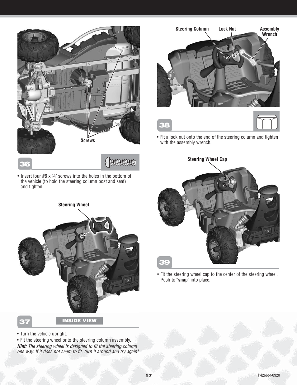 Fisher-Price P4266 User Manual | Page 17 / 28