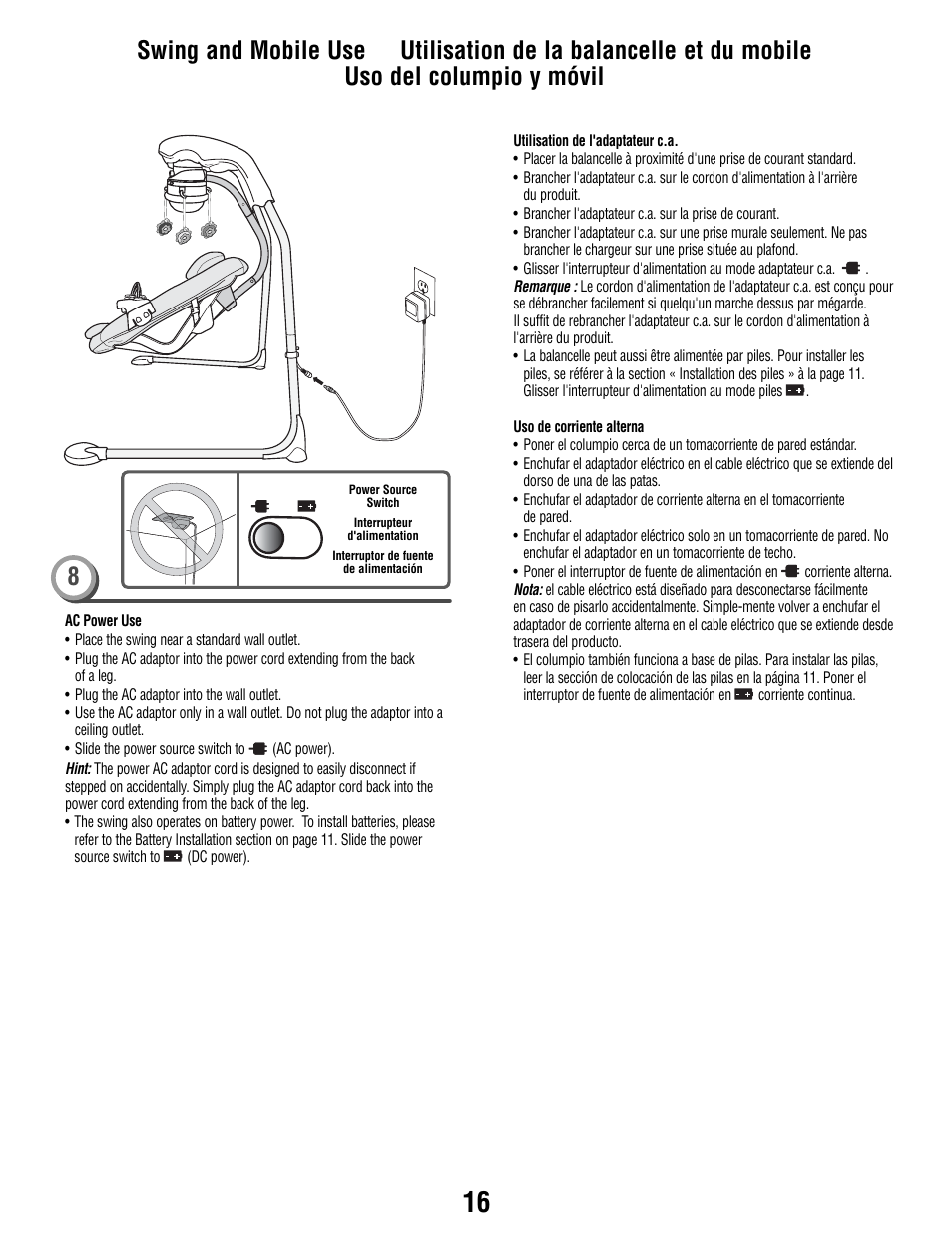 Fisher-Price P2255 User Manual | Page 16 / 20