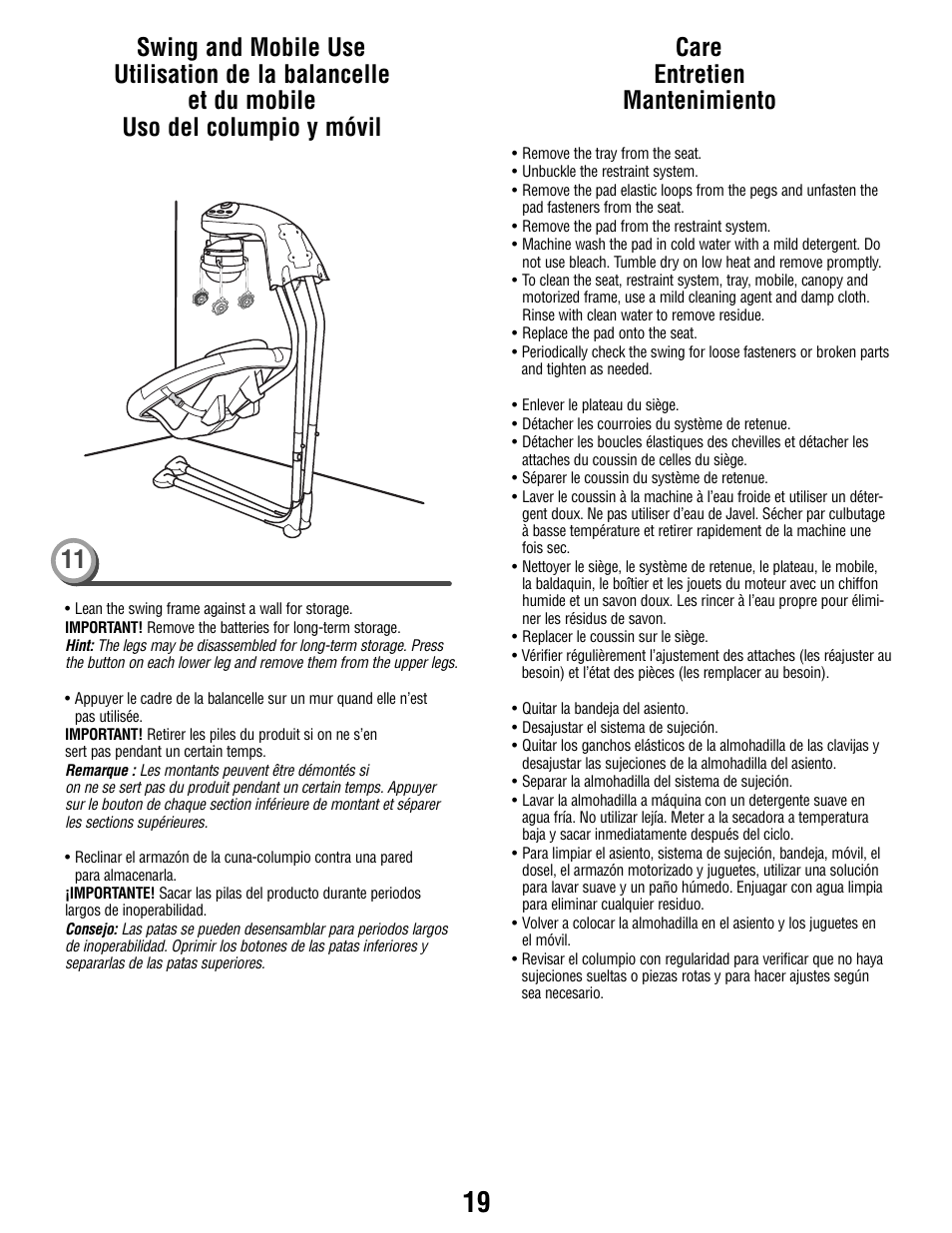 Fisher-Price P2255 User Manual | Page 19 / 20