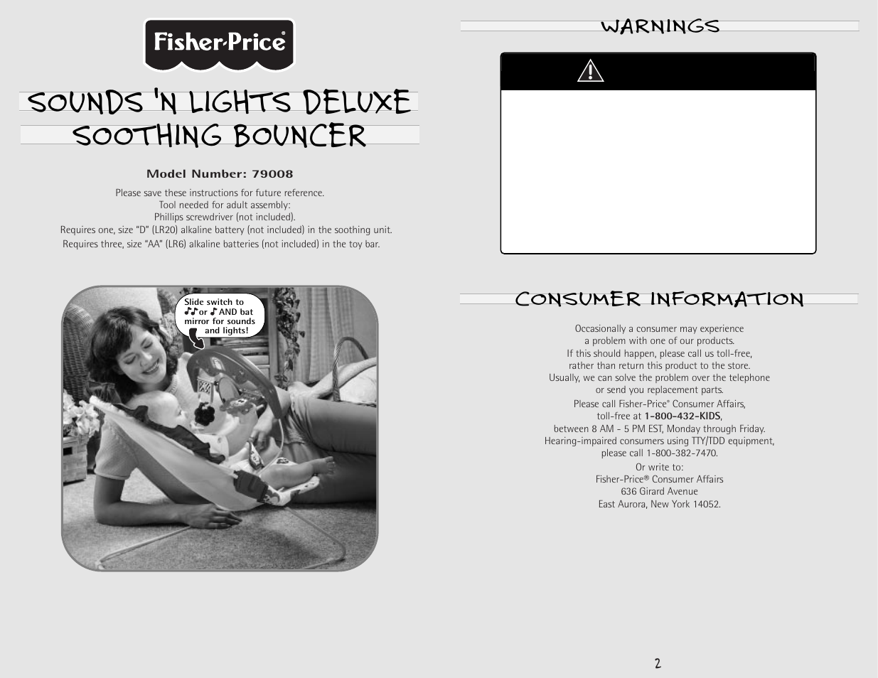 Fisher-Price 79008 User Manual | 8 pages