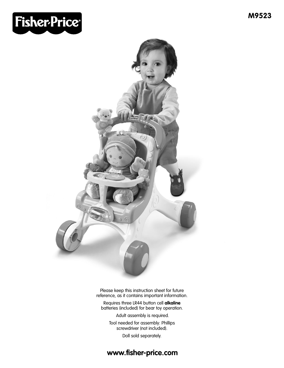 Fisher-Price M9523 User Manual | 6 pages