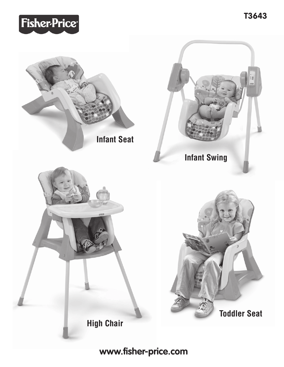 Fisher-Price T3643 User Manual | 20 pages