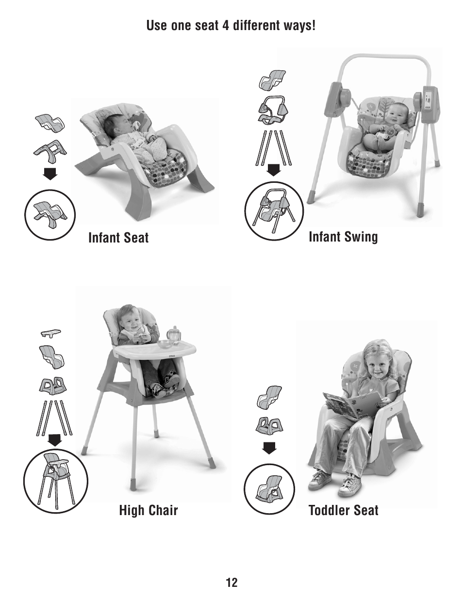 Fisher-Price T3643 User Manual | Page 12 / 20