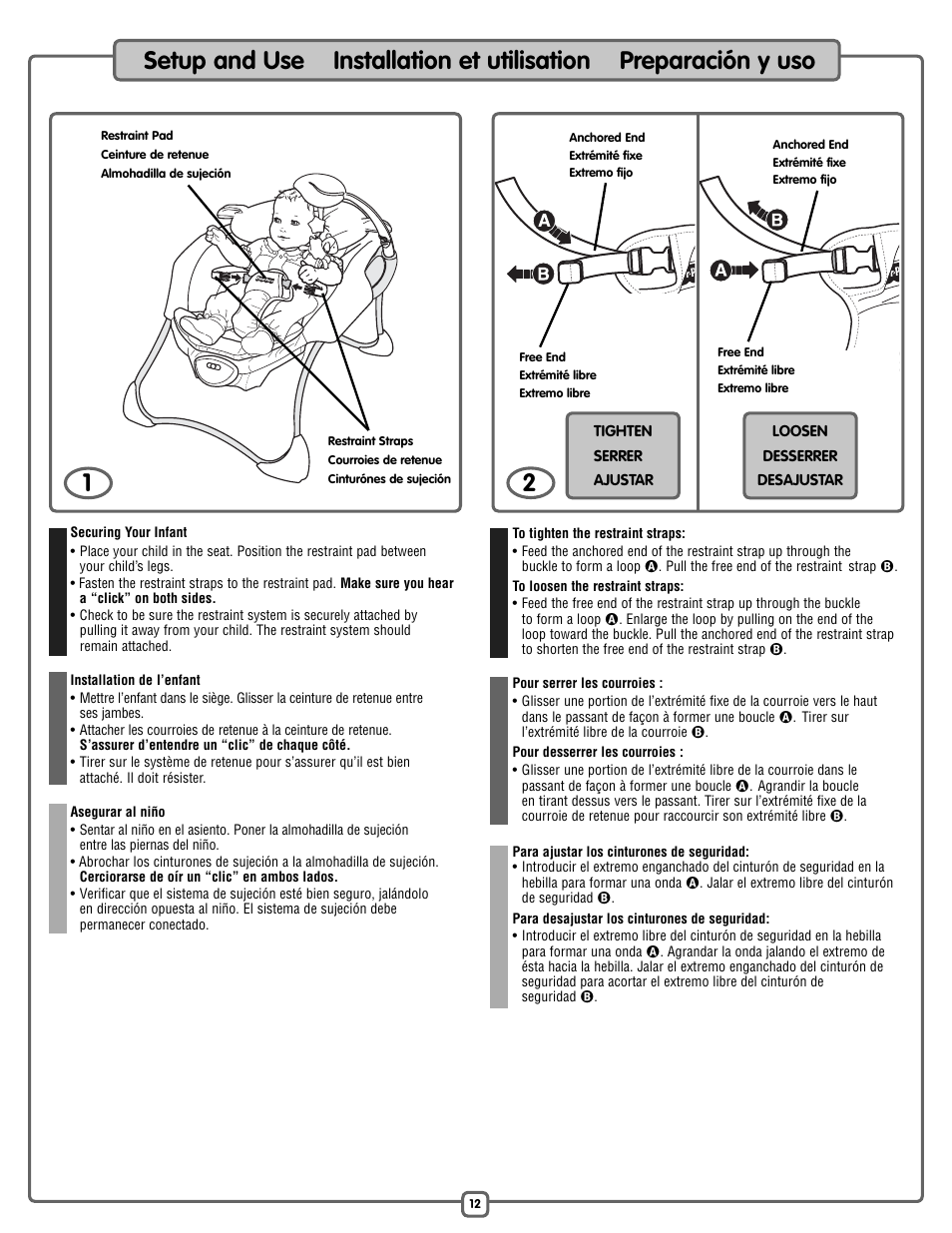Fisher-Price P2792 User Manual | Page 12 / 16