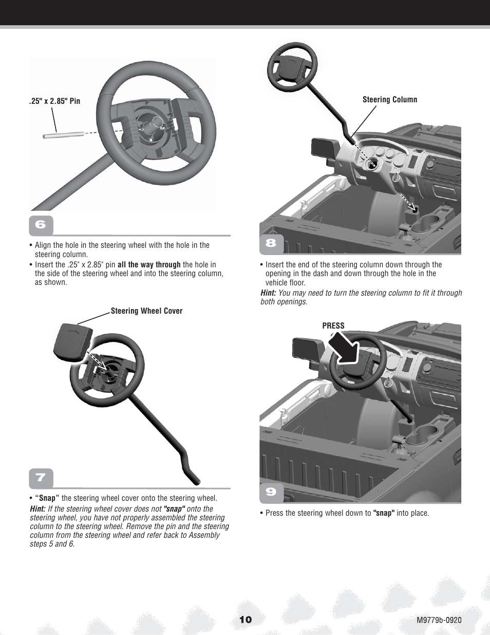 Fisher-Price M9779 User Manual | Page 10 / 28