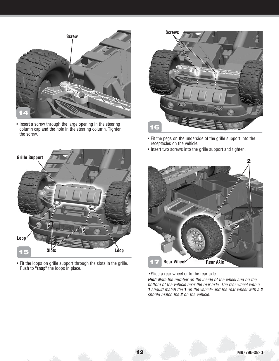 Fisher-Price M9779 User Manual | Page 12 / 28