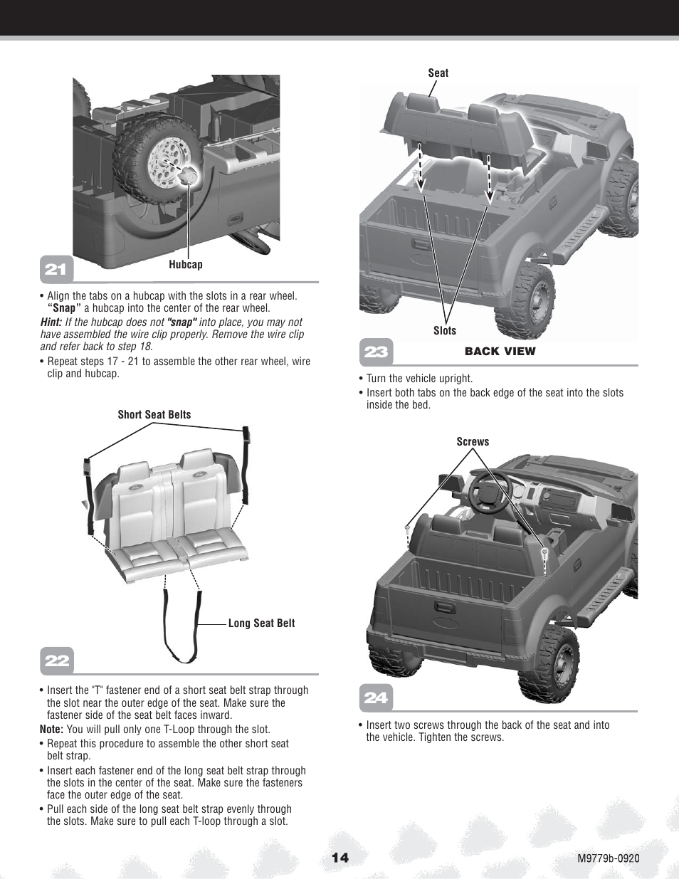 Fisher-Price M9779 User Manual | Page 14 / 28