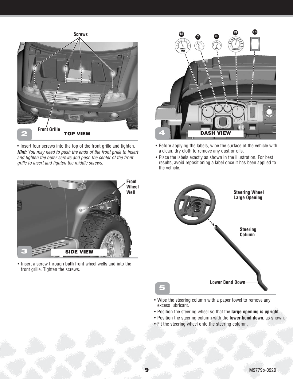 Fisher-Price M9779 User Manual | Page 9 / 28
