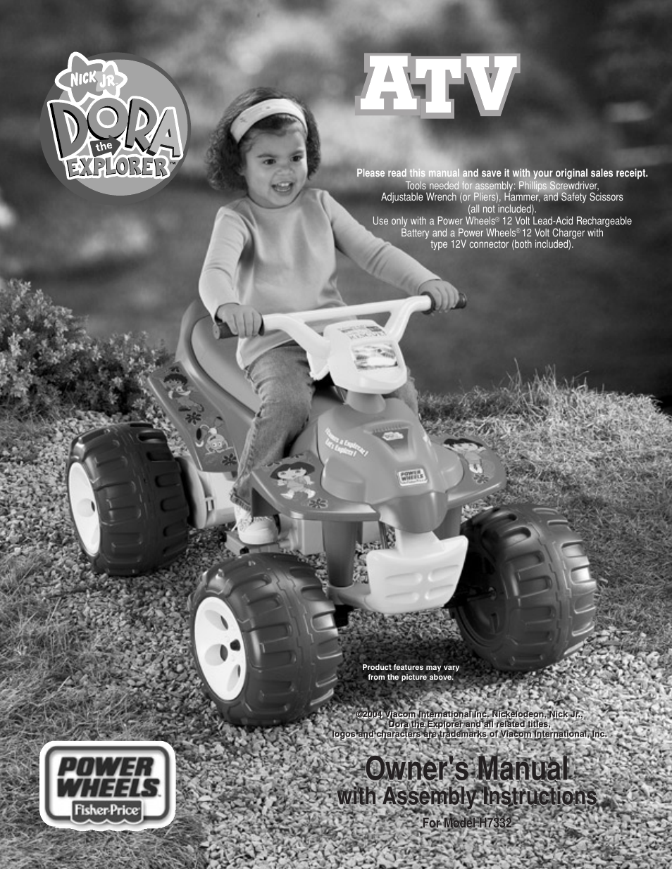 Fisher-Price DORA THE EXPLORER H7332 User Manual | 24 pages