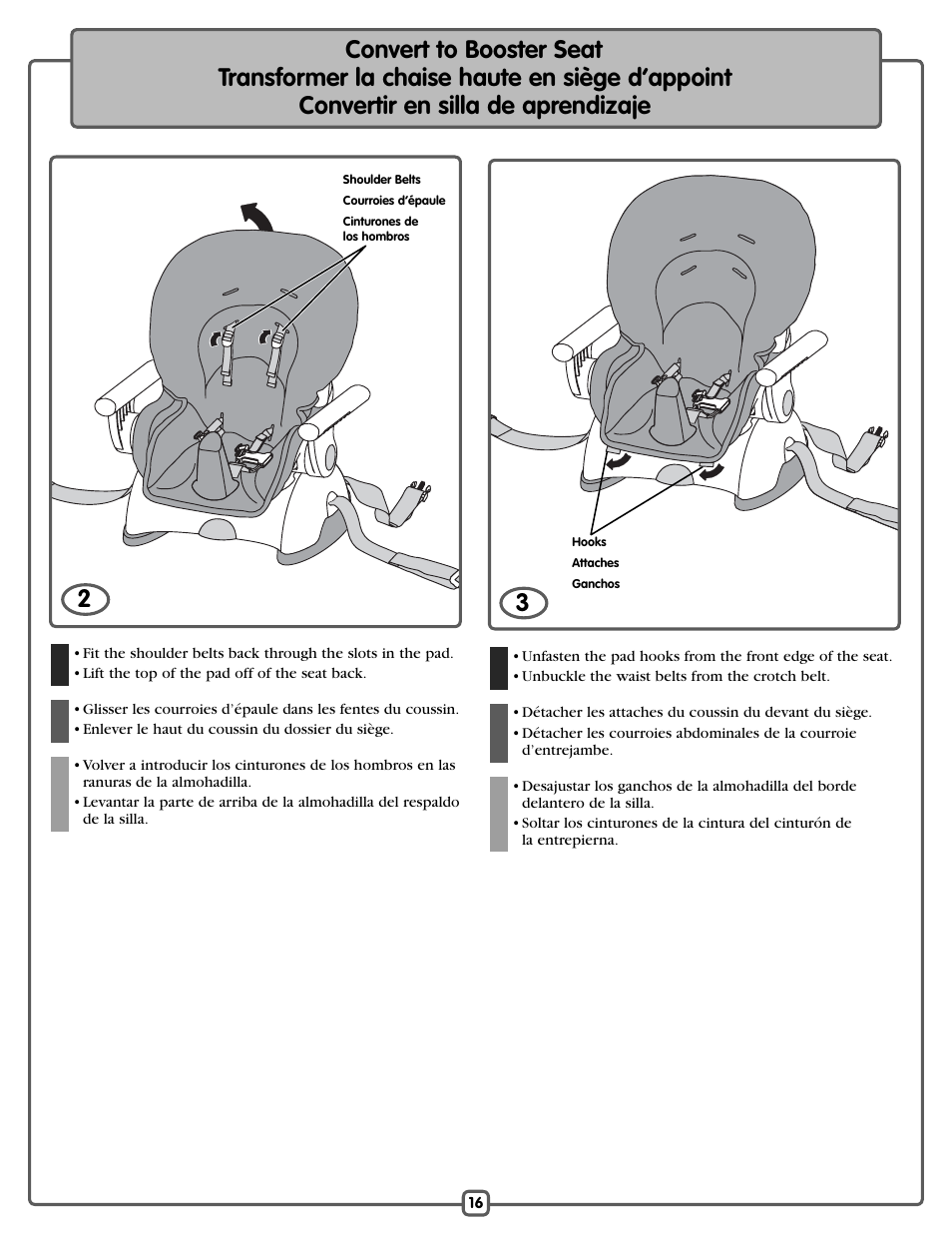 Fisher-Price J5933 H9499 L1907 M4794 User Manual | Page 16 / 20