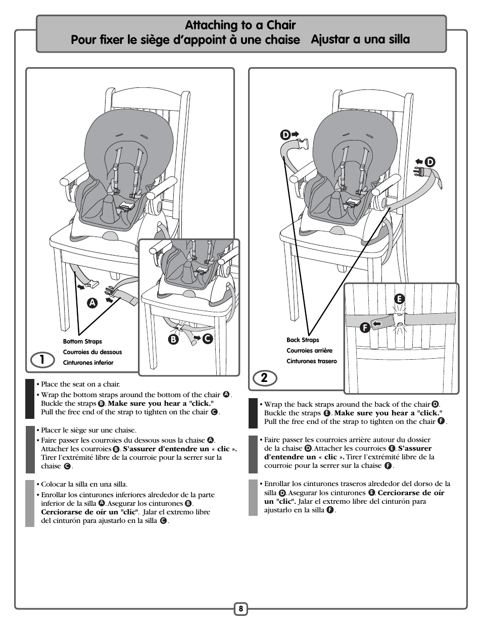 Fisher-Price J5933 H9499 L1907 M4794 User Manual | Page 8 / 20