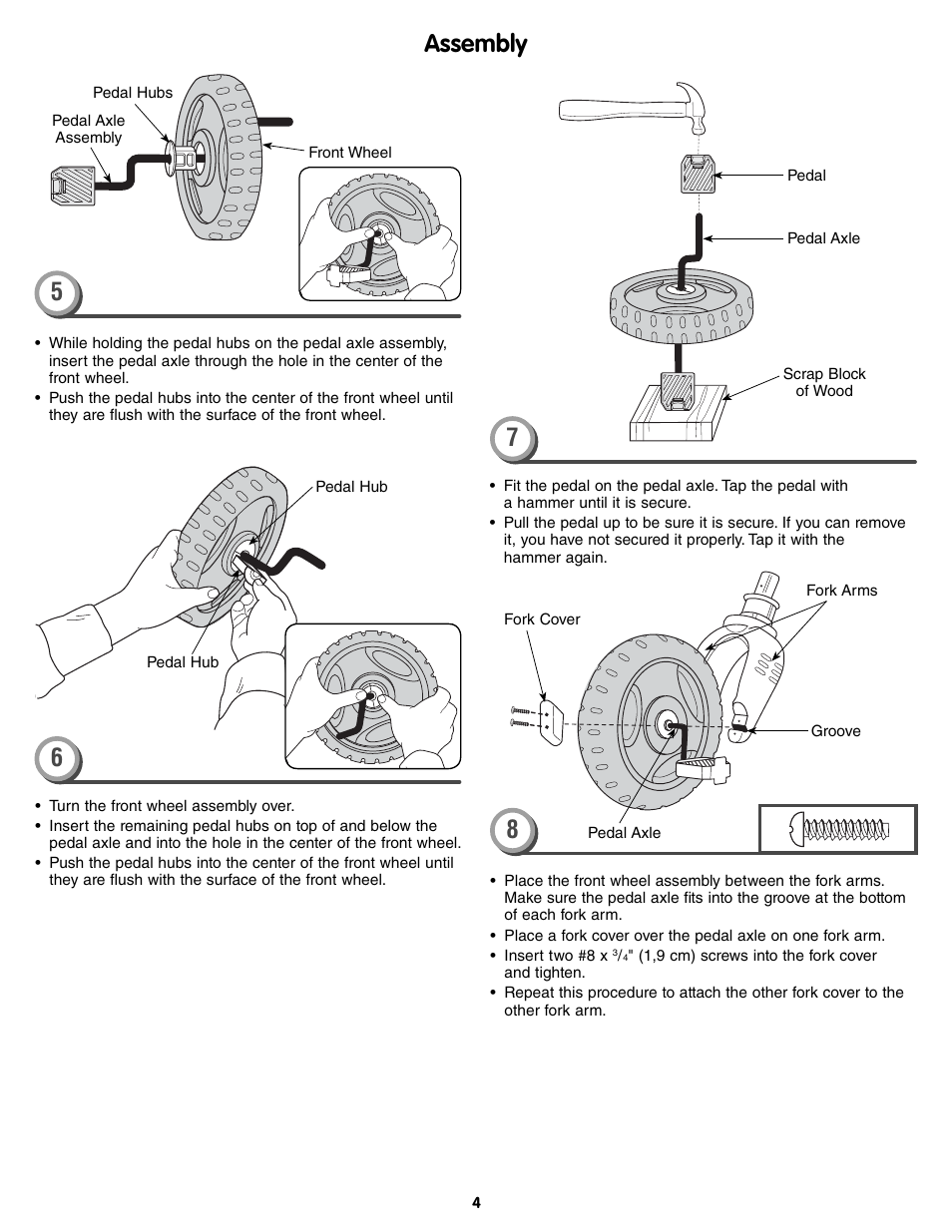 Assembly | Fisher-Price W4695 User Manual | Page 4 / 8