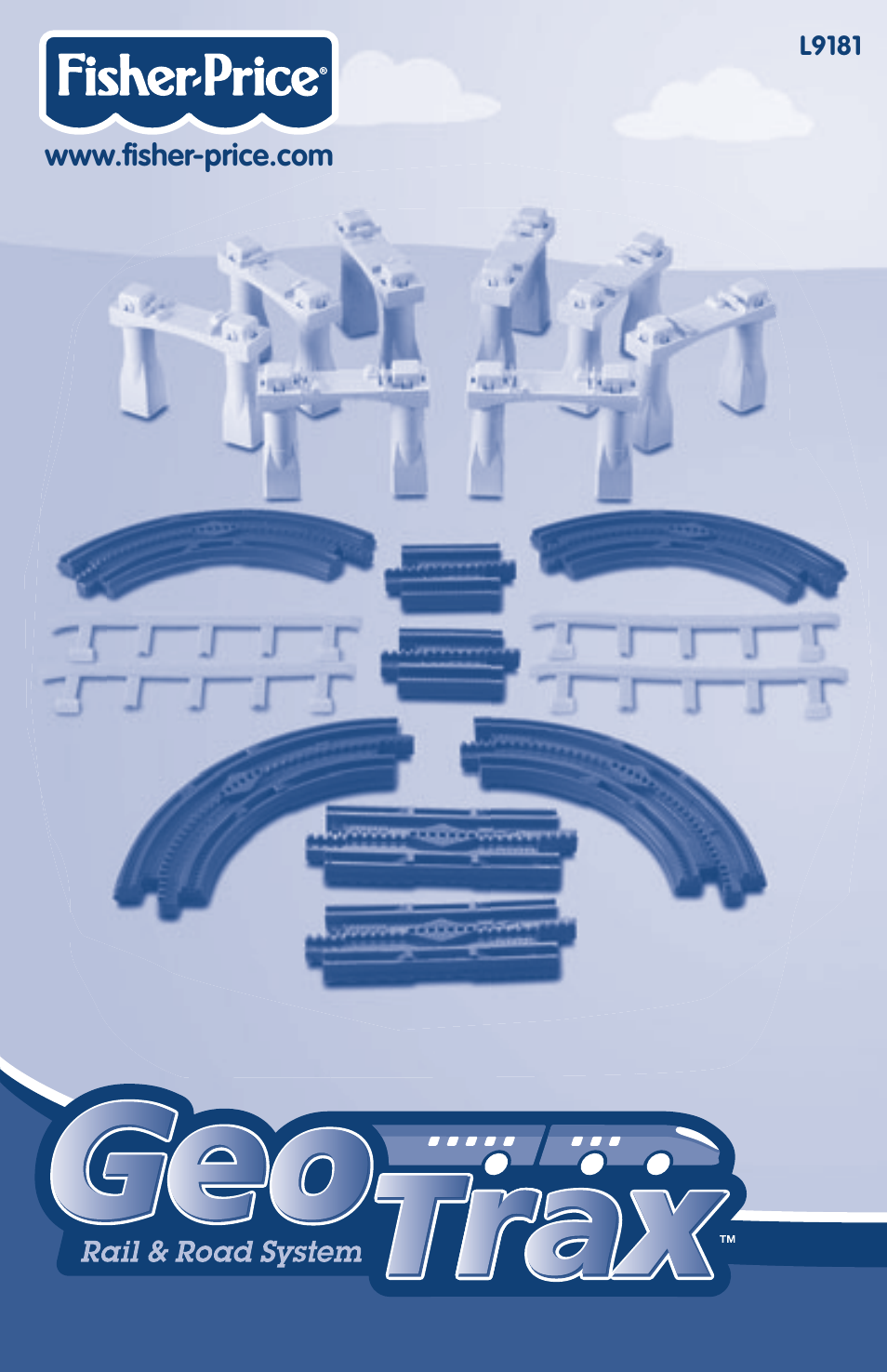 Fisher-Price GEO-TRAX RAIL & ROAD SYSTEM L9181 User Manual | 5 pages