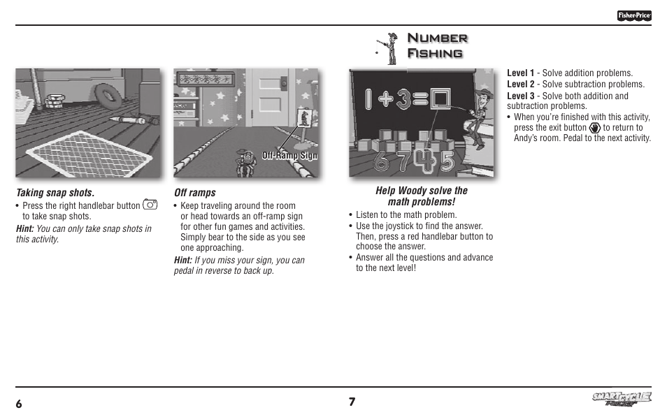 Number fishing | Fisher-Price T6355 User Manual | Page 4 / 8