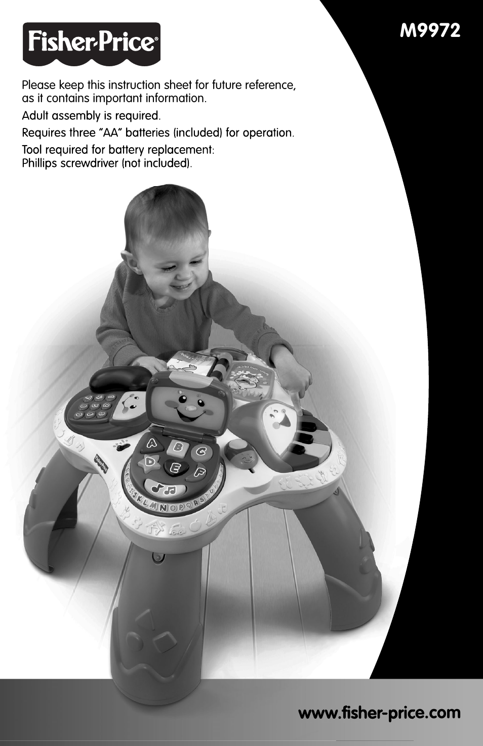 Fisher-Price M9972 User Manual | 5 pages