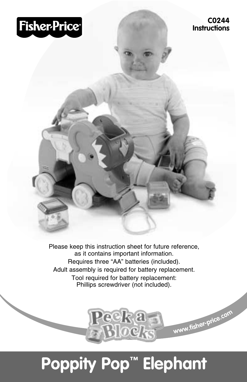 Fisher-Price C0244 User Manual | 4 pages