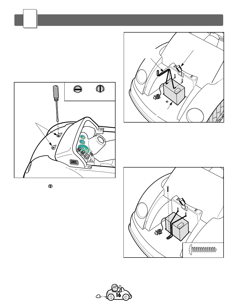 Battery installation | Fisher-Price 76970 User Manual | Page 16 / 32