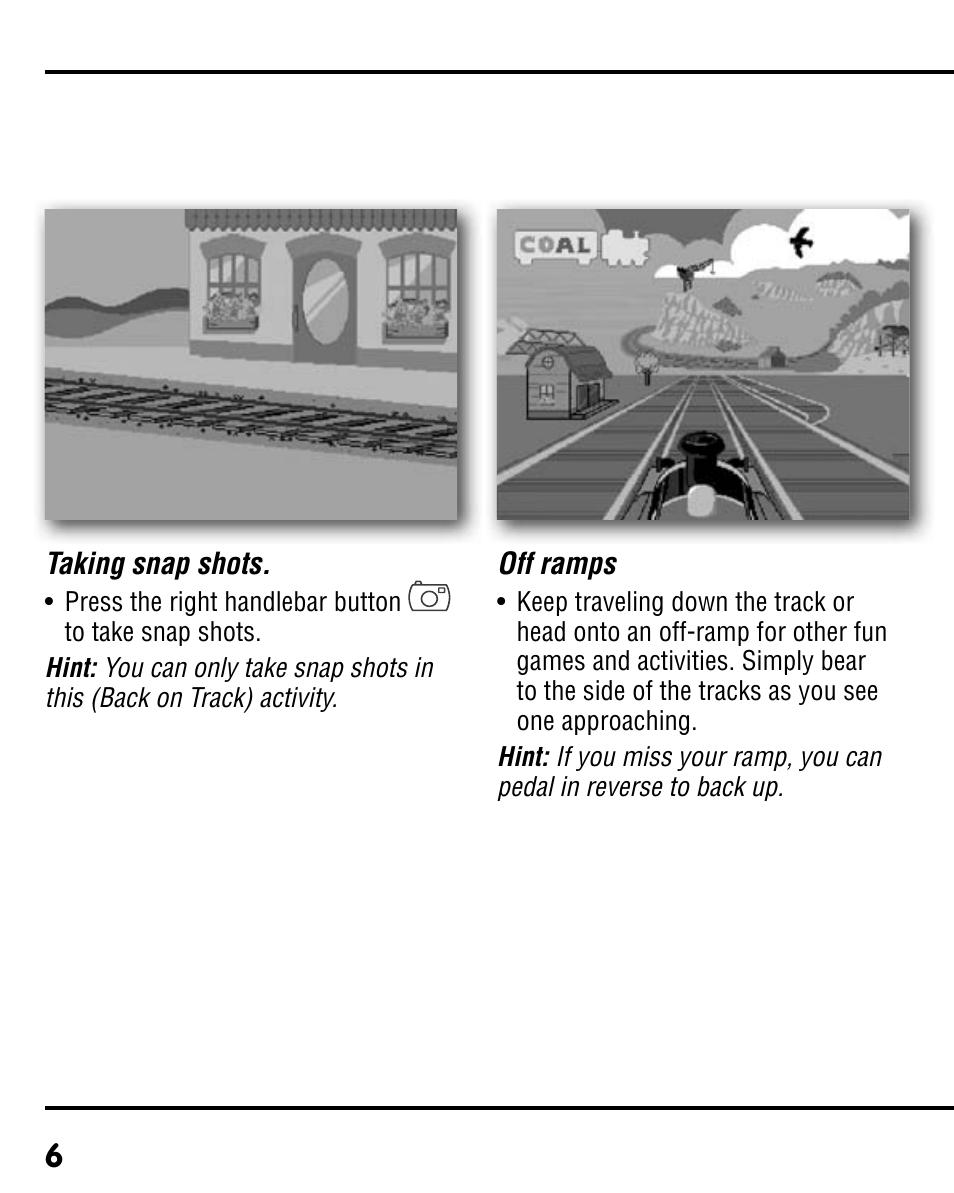 Fisher-Price SMARTCYCLE RACER T6353 User Manual | Page 6 / 16