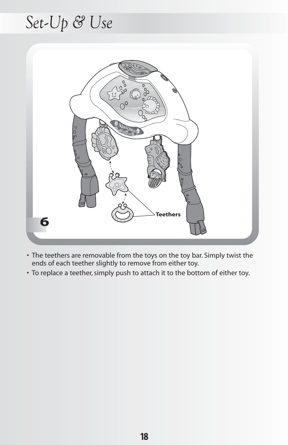 Set-up & use | Fisher-Price 79030 User Manual | Page 18 / 20