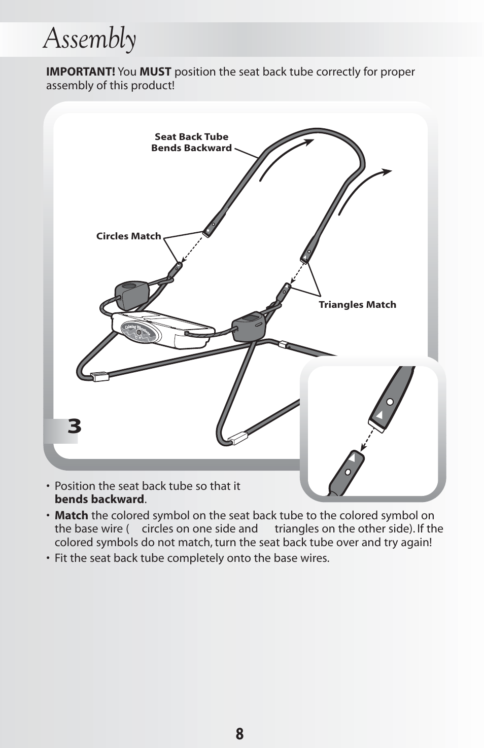 Assembly | Fisher-Price 79030 User Manual | Page 8 / 20