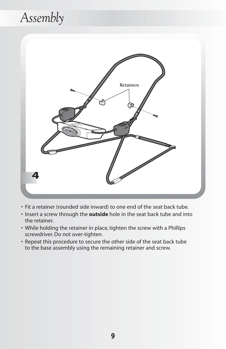 Assembly | Fisher-Price 79030 User Manual | Page 9 / 20