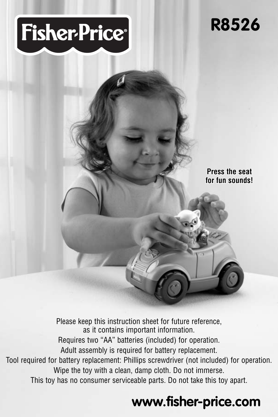 Fisher-Price R8526 User Manual | 4 pages