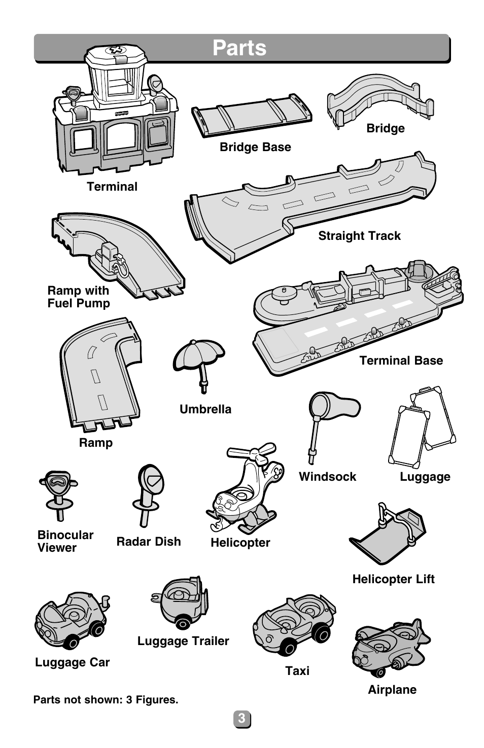 Parts | Fisher-Price 77831 User Manual | Page 3 / 12