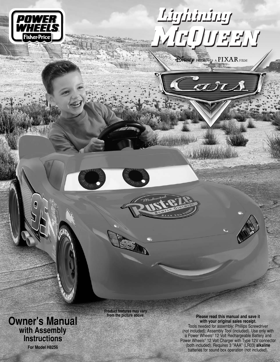 Fisher-Price LIGHTING MCQUEEN H8256 User Manual | 20 pages