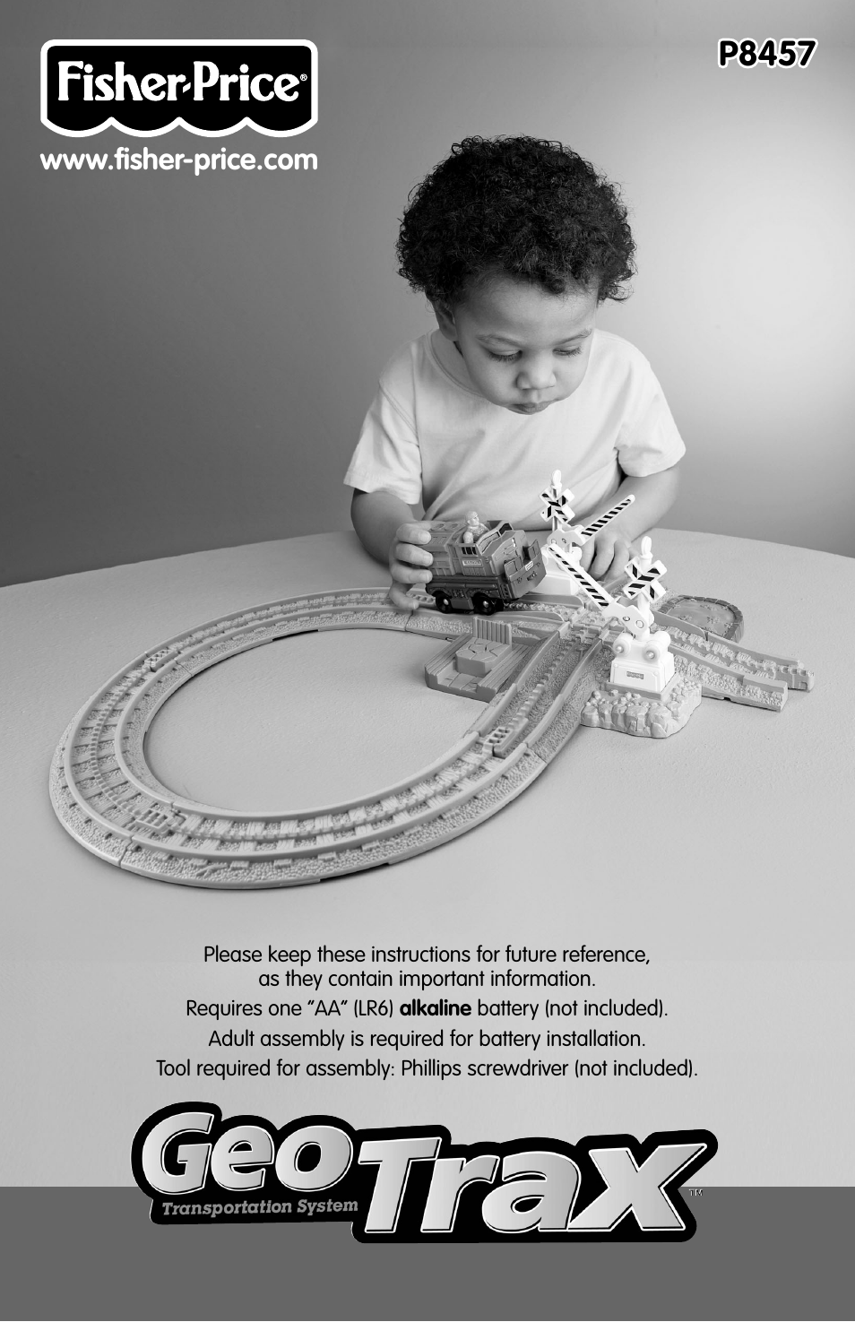 Fisher-Price GEOTRAX P8457 User Manual | 4 pages