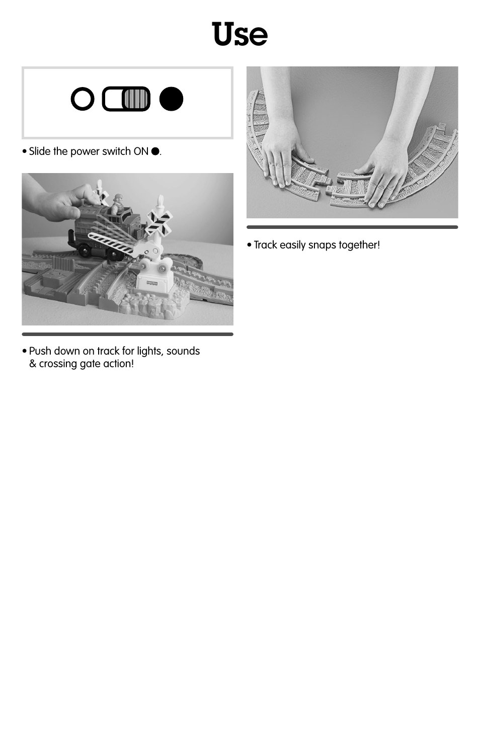 Fisher-Price GEOTRAX P8457 User Manual | Page 3 / 4