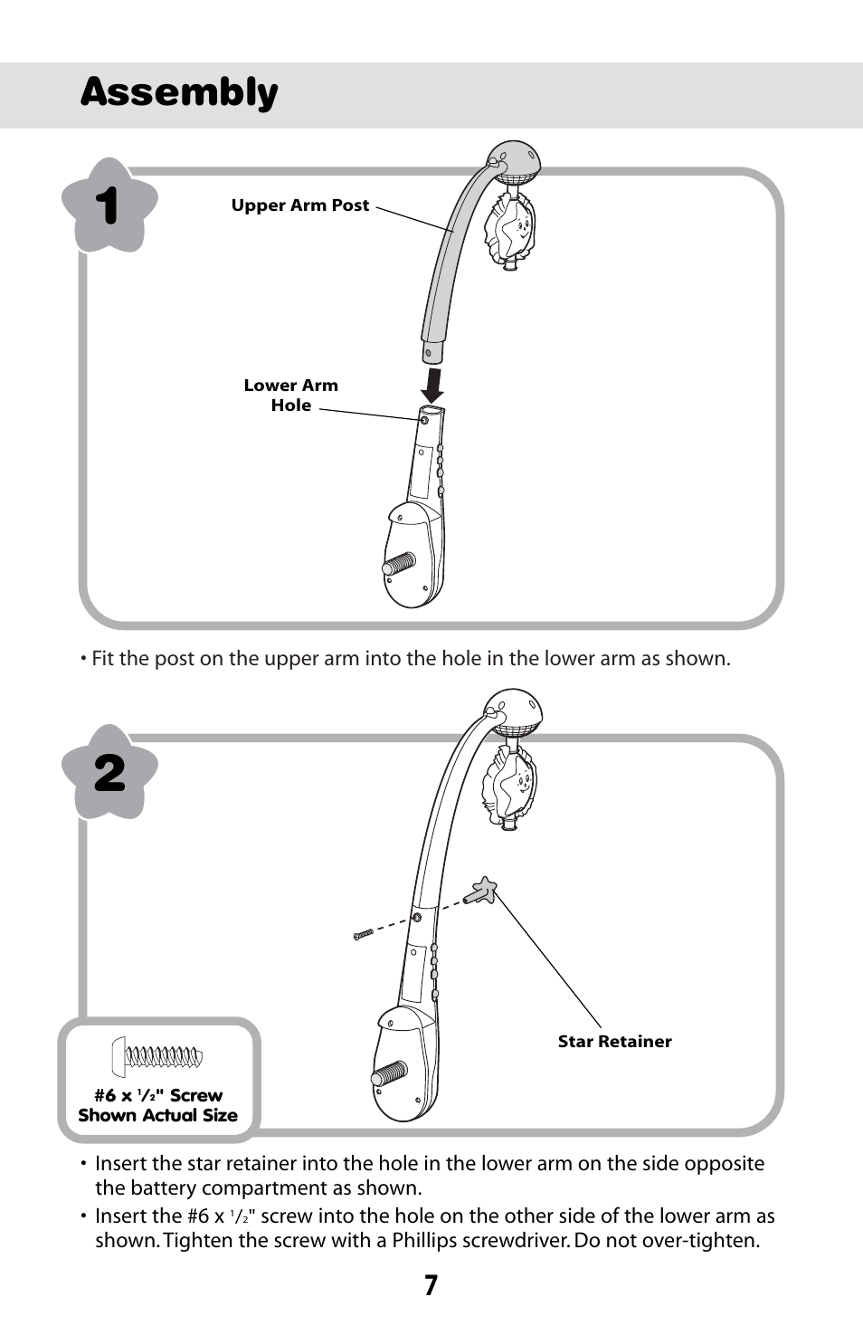 Assembly | Fisher-Price 74120 User Manual | Page 7 / 12