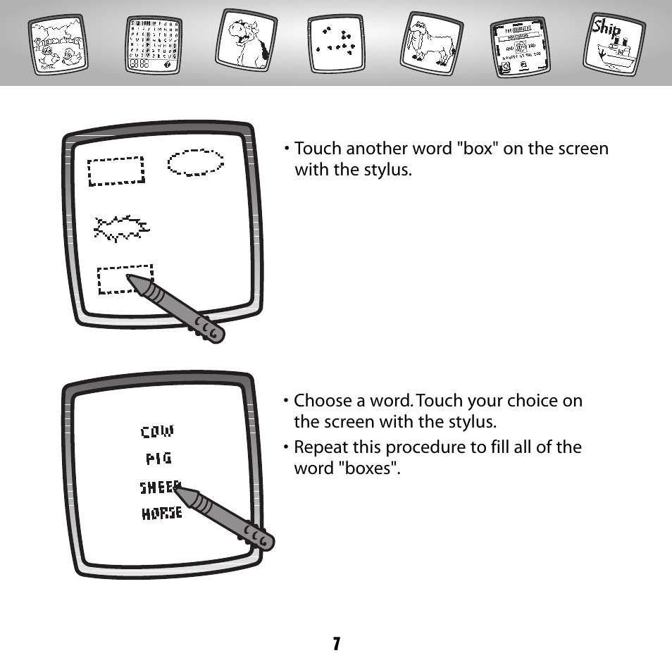 Fisher-Price PIXTER B8287 User Manual | Page 7 / 36