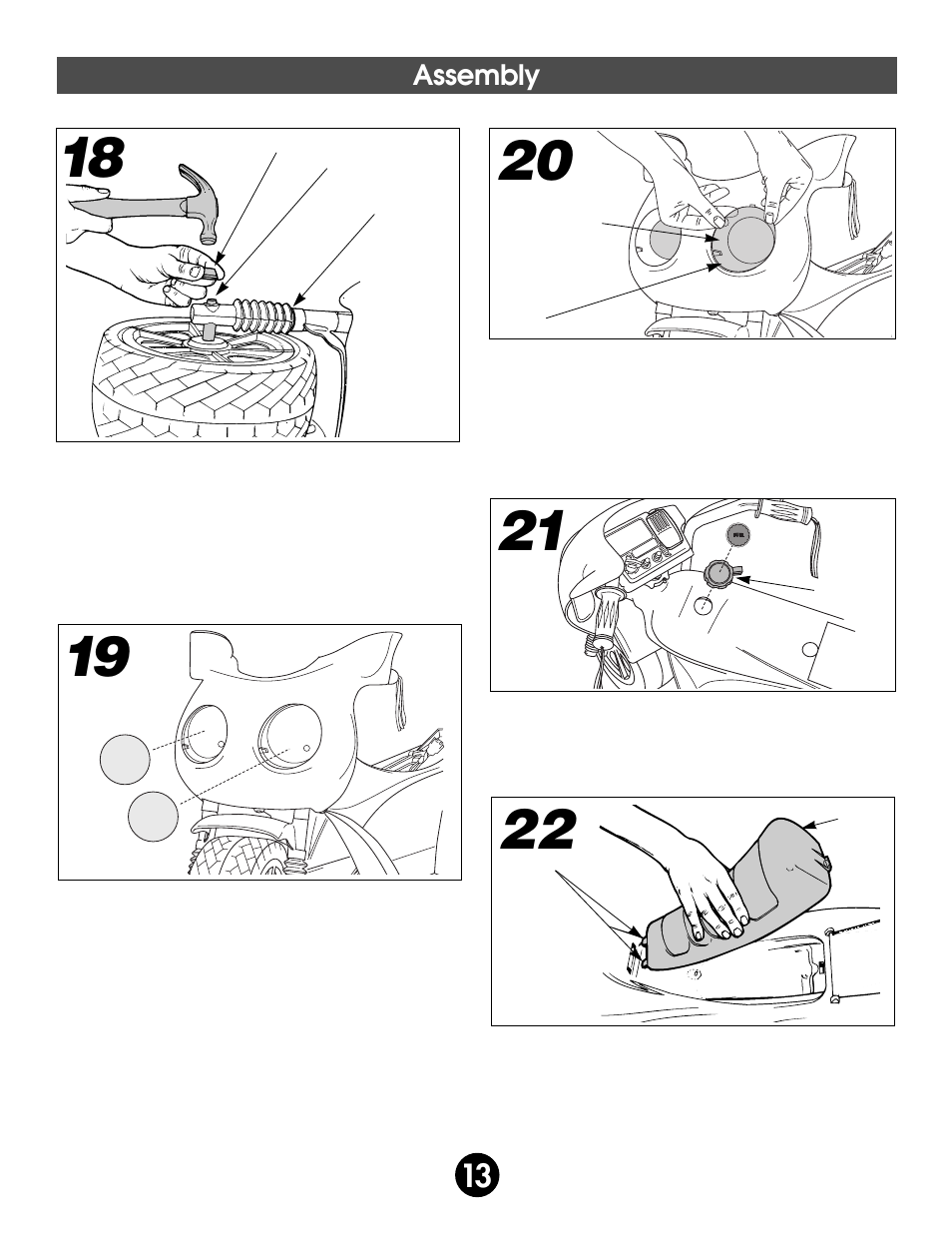 Assembly | Fisher-Price BARBIE 74518 User Manual | Page 13 / 28