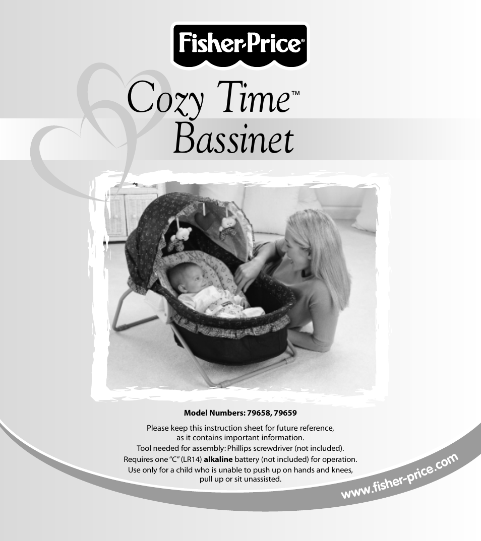 Fisher-Price COZY TIME 79658 User Manual | 12 pages