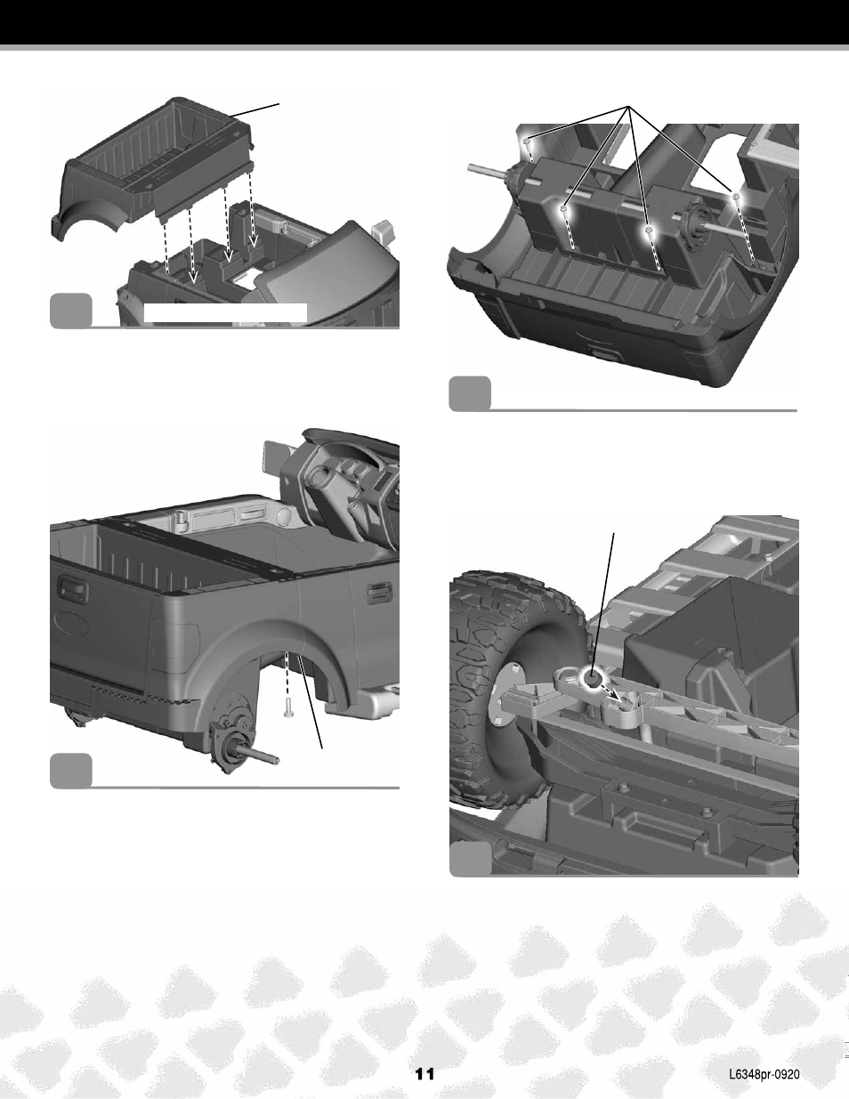 Fisher-Price FORD F-150 L6348 User Manual | Page 11 / 28